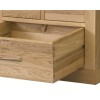 Mobel Oak Furniture Widescreen Television Cabinet Stand COR09B